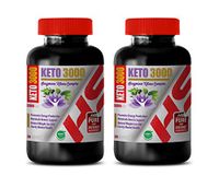 Weight Loss Keto Supplements - EXOGENOUS Ketone Complex - Keto 3000 MG - Non GMO - Keto Advanced Weight Loss Pills - 2 Bottles 120 Capsules