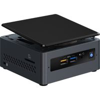 Intel NUC NUC7CJYH Mini PC/HTPC, Intel Core J4005 Upto 2.7GHz, 4GB DDR4, 256GB SSD, AC WiFi, Bluetooth 5.0, 4k Support, Dual Monitor Capable, Windows 10 Professional 64Bit (4GB Ram + 256GB SSD)