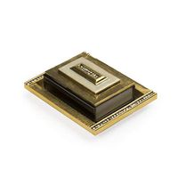 Quest Collection White and Gold Bridal Matchbox Set