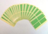 Minilabel 80 Labels , 40X20mm Rectangle , Removable / Low Tack Colour Code Stickers Light Green