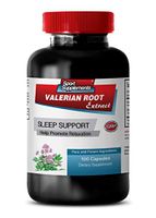 Blood Pressure Herbal Supplement - Valerian Root Extract 125MG - Help Promote Relaxation - Valerian for Sleep - 1 Bottle (100 Capsules)