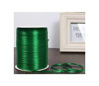 3Mm Silk Satin Ribbons 22 Meters/Lots Christmas Halloween Baby Shower Birthday Party Wedding Gift Wrapping Ribbons White,Green