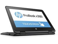 HP ProBook 2-in-1 11.6'' HD Touchscreen Convertible Laptop with 64GB MicroSD Card | Intel Celeron Quad-Core Processor | 4GB RAM | 64GB Emmc | Wi-Fi | Active Pen Included | Webcam | Windows 10 S