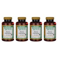 Swanson Horse Chestnut 22% Aescin (Standardized) 250 Milligrams 120 Capsules (4 Pack)