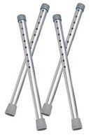 Drive Medical Walker Tall Extension Legs, Gray