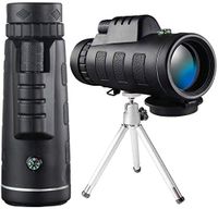 High Definition Monocular Telescope, 40x60 High Power Monocular with Smartphone Holder & Tripod, 2019-Newest Waterproof Monocular -BAK4 Prism for Wildlife Bird Watching Hunting Camping Travelling