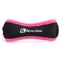 kyncilor Knee Support Patella Strap with Adjustable Knee Band, Brace Stabilizer for Arthritis, Running, Basketball, Meniscus Tear, Sports, Athletic. Best Knee Brace for Hiking, Soccer. (Rose Red).