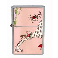 1960s Or 70s Mod Giraffe Wind Proof Dual Torch Refillable Lighter D-500