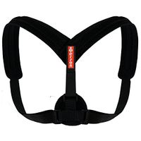 iPERSON Back Posture Corrector Clavicle Support Brace Medical Device Improve Bad Posture Thoracic Kyphosis, Shoulder Alignment, Shoulder Support Brace Figure8 Clavicle Upper Back Pain Relief Black