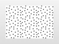 Black PAW Design Print Gift Grade Tissue Paper Sheets - 15" x 20" Package Amount (48)