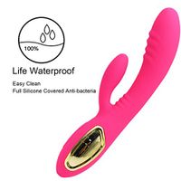 Upgraded New LED Massager with USB Cable Rechargeable Battery - Silent Waterproof Desing Perfect for Bath and Body Works Artery Massager Long Time Us (RED)
