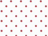 Red Dots on White Tissue Paper 240~20"x30" Sheets Recycled (240 Sheets) - WRAPS-P1383