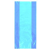 UNIQUE PARTY Cello Treat Bags with Ties (Pack of 30) (One Size) (Baby Blue)
