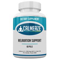 CALMEAZE- Improve Relaxation and Reduce Stress and Anxiety from These Natural Vitamin Supplement Pills with Lemon Balm, Theanine and More