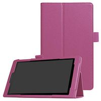 Lyperkin Amazon Kindle Fire HD 10 2017 7th Gen Universal Case with Film, Protective Flip Magnetic Leather Case Stand Cover Anti-Scratches Compatible with Kindle Fire HD 10 2017 10.1 Inch