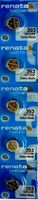 393 Watch battery - Strip of 5 Batteries