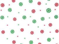 Red Green Peppermint Candy 4x2x9 INCI Medium Cello Cellophane Treat Food Snack Bags Shanna769 (100ct)