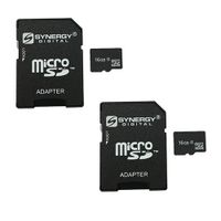 Samsung SCH-R270 Cell Phone Memory Card 2 x 16GB microSDHC Memory Card with SD Adapter (2 Pack)
