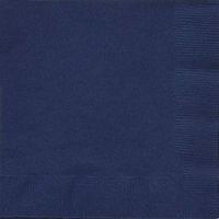 Navy Blue Dinner Napkins, 25 Ct