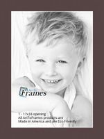 17x24 Cappuccino / Peat Custom Mat for Picture Frame with 13x20 opening size (Mat Only, Frame NOT Included)