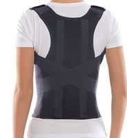 Comfort Posture Corrector Clavicle and Shoulder Support Back Brace, Upper and Lower Back Pain Relief, Fully Adjustable for Men and Women, Thoracic Kyphosis
