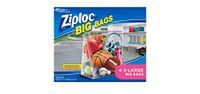 Ziploc Storage Bags, Double Zipper Seal and Expandable Bottom, XL, 4 Count, Big Bag