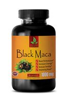 Energy Booster Pills for Women - Black MACA 1000 MG - Dietary Supplement - Black maca Capsules for Men - 1 Bottle 90 Capsules