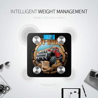 Cartoon Monster Off-Road Vehicle in Body Scale Body Fat Scale Scale for Weight Tracks 8 Key Compositions Analyzer Sync with Fitness Apps 400 Lbs