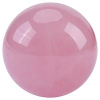 Natural Pink Rose Quartz Crystal Ball, Rose Massage Stone Ball, Rose Quartz Sphere Ball Room Decor Healing Balancing Chakra Balancing