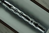 Cross Sable Classic Black Check and Chrome Twist-Action Propel/Repel Ballpoint Pen