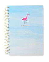 Watercolor Flamingo Notebook with Gold Foil