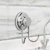 Xisheep Towel Rack, Stainless Steel Bathroom Accessories Suction Cup Towel Rack Hanger Wall Mount Bathroom Products Home Decorations, for Easter Day Silver