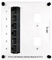 Legrand - On-Q AC1013 6Port Cat 6 Network Interface Module