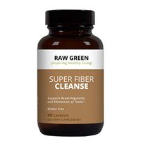 Raw Green Organics - RawJuvenate - Super Fiber - Gastrointestinal Support - 90 Vegetarian Capsules