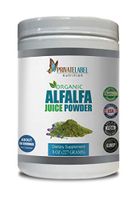 antioxidant Supplement for Fertility - Alfalfa Juice Organic Powder - Alfalfa Bulk herb - 1 Can 8 OZ (50 Servings)
