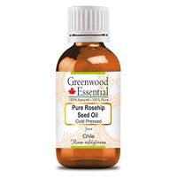 Greenwood Essential Pure Rosehip Seed Oil (Rosa rubiginosa)100% Natural Therapeutic Grade Cold Pressed 30ml (1.01 oz)