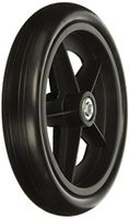 Karman Healthcare Caster with 5/16 inch Bearing, Black, 8 inch X 1 inch, 1 Pound