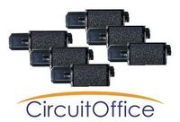 Compatible Seiko IR-40 Black Ink Rollers, Works for SANYO ECR138, SANYO ECR290, SANYO LX3553, SEIKO IR30