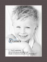 16x22 Weatherwood / Chestnut Custom Mat for Picture Frame with 12x18 opening size (Mat Only, Frame NOT Included)