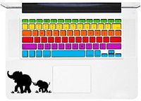 Elephant Mom and Baby Decorative Laptop Skin Decal