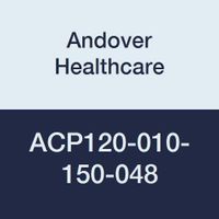 Andover Healthcare ACP120-010-150-048 Victorytape Cover Tape, 120, 45' Length, 1" Width, White, Latex (Pack of 48)