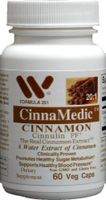 CinnaMedic Cinnamon - 120 Veg Caps (2x60) - #2513