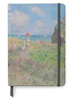 Claude Monet Art UV Printed on PU Leather A5 Bullet Dotted Journal Notebook