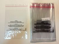 100 Pcs 8x10 Clear Poly Bags with Suffocation Warning (by UNIQUEPACKING)