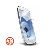 Generic Anti-Glare Screen Protector Shield for The Samsung Galaxy S3, 3-Pack - Non-Retail Packaging - Clear