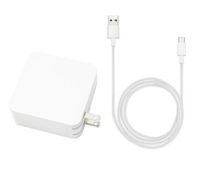 65W USB Type-C Wall Charger for MacBook 12-inch (2015 2016), MacBook Pro 15-inch (2017);HP Pavilion x2;Dell XPS 12 9250, XPS 13 9350, XPS 15 9550;Lenovo ThinkPad Yoga 370 920 Power Cord