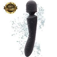 Computer LED New Vibrators with USB Cable Rechargeable Whisper Quiet, Waterproof, Handheld, Cordless, Adjustable 10speed for Shoulder Neck and Back Waist Hips,Full Body Pain Relief (Black)