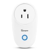 WiFi Smart Socket, Sonoff Smart Plug Switch Wireless Remote Control, Schedule/Timer Function, compatible with Alexa Google Home/Nest