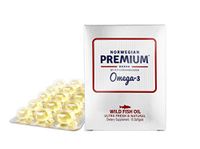 Norwegian Premium Omega-3 by P.T-Johannessen Ultra Fresh not from Concentrate burpless Fish Oil. Made in Norway. (15 Capsules (Wild Fish))
