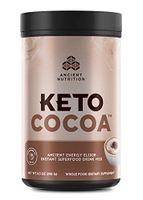 Ancient Nutrition KetoCOCOA Energy Elixir Powder, 20 Servings, Keto Diet Supplement, MCTs from Coconut, Organic Cocoa Beans, Energy Booster…